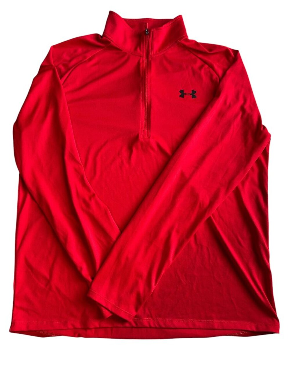 Under Armour Red Quarter Zip Pullover Men’s Large